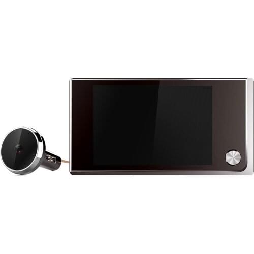 3.5 Inch Peephole Viewer Wired Video Door Phone