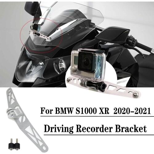Motorcycle Driving Recorder Bracket For BMW S1000XR S1000 XR S 1000 XR 2020-2021 For GoPro Camera Bracket
