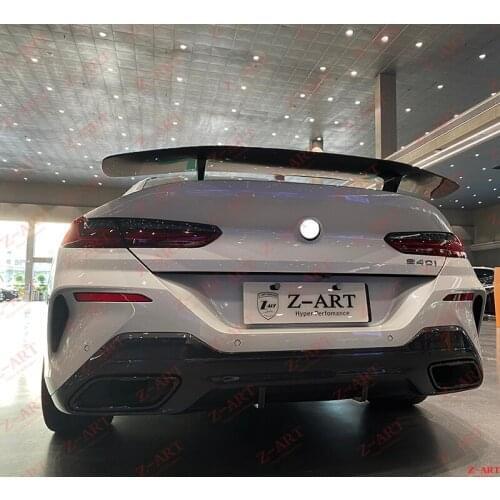 Z-ART G14 carbon fiber rear wing for 8 series carbon fiber rear trunk wing for G15 carbon fiber rear trunk spoiler for G16