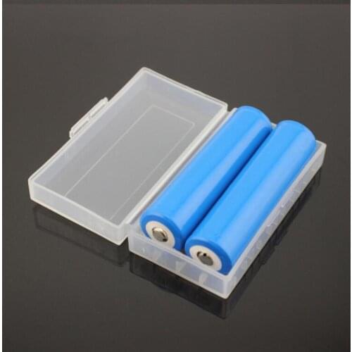 Hard Plastic Transparent Case Cover 18650 / 16340 / 17500 CR123A Battery Storage Box Batteries Container Bag Case Organizer Box