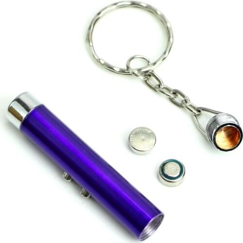 1PC Mini Multi-function 2 In1 Red Pointer Pen With White LED Light New