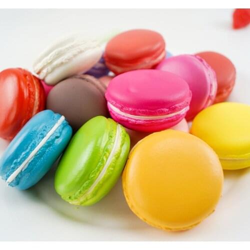1Pc Simulation Fake Macaron Props Food Photography Food Model Artificial Cake Home Table Snack Dessert Decoration Craft Supplies