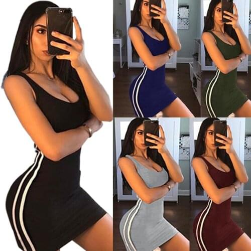 2021 Autumn and Winter Striped Sexy Bag Hip Vest Casual Dress Fashion All-Match Plus Size Womens Clothing