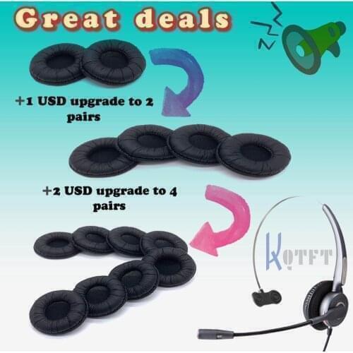 Earpads Velvet for TELEX AIRMAN 750 Aviation Headset Earmuff Bumper Cover Cups Sleeve pillow Repair Wrinkled skin frog skin
