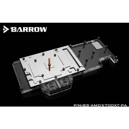 Barrow BS-AMD5700XT-PA GPU Water Block for AMD 5700XT Founder Edition Full Cover Graphics Card 5V water cooler