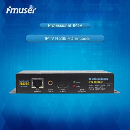 FMUSER-FBE200-H.264-LAN Live video streaming encoder for IPTV live web supports ustream, Youtube,Wowza