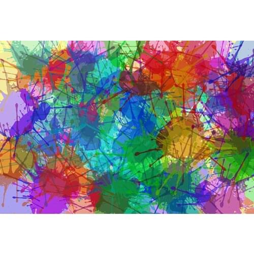 Rainbow color photo backgrounds polyester painting portrait photography backdrops for photography Studio kits fotografia LV-1633