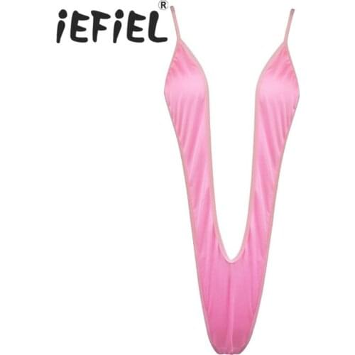IEFiEL Women Lingerie Womens Thong G-string Monokini Bikini Swimsuit Underwear Bodysuit Underwear Nightwear Jumpsuit Leotard