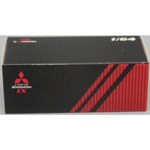 1:64 LAN CER EVO IX BLACK&RED LOW Metal Diecast Alloy toy cars Model Vehicles For Children Boys gift hot