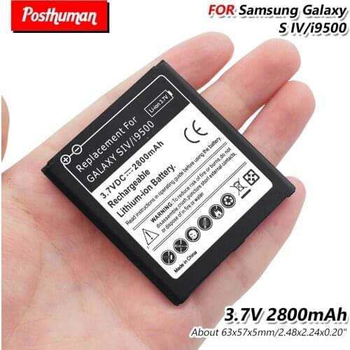 Lithium Li-Po 2800mah Mobile Phone Battery for samsung galaxy s4 i9500 i9505 i9506 I959 Verizon I545 I9295 E330s Sprint L720