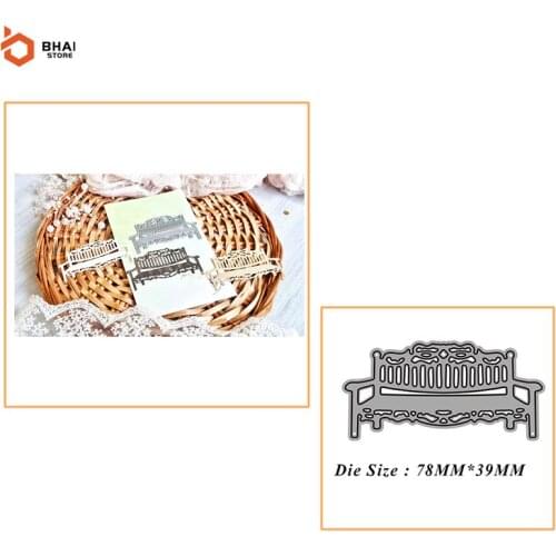 Mini Bed Chair Metal Cutting Dies DIY Scrapbooking Paper Photo Album Decoration Crafts Dies Cards Punch Stencils 2021