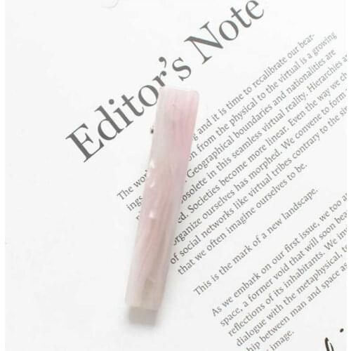 Fashionable and popular womens hairpin acrylic one word long womens hairpin