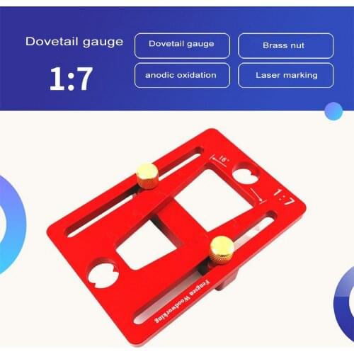 Can Be Laser Engraved Special Red Dovetail Tenon and Tenon Knives Tenon and Tenon Drawing Scale Board Woodworking Tools