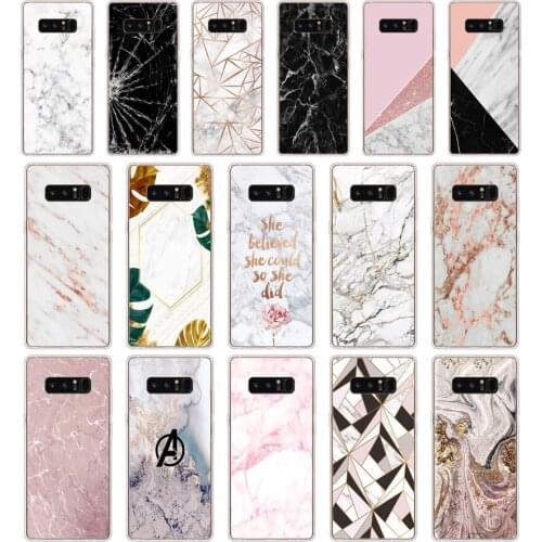 58Pink white blue marble Soft Silicone Tpu Cover phone Case for Samsung Galaxy note 4 5 8 10 Grand Prime S4 S5 Case