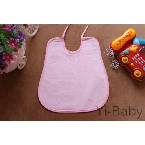 12PCS/Set YB0027 Pink Baby bib Baby waterproof bib Burp Cloths Infant saliva towels Free shipping