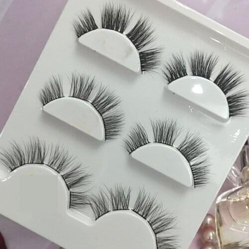 False eye lashes 5 different sections Natural handmade thick False Eyelashes Extension sexy Soft eye lashes Mink False Eyelashes