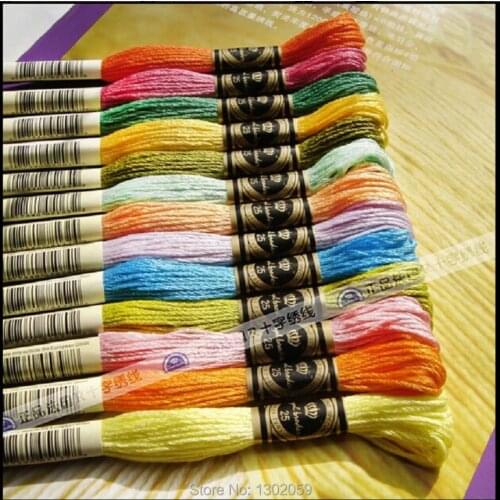 100 pcs Royal Embroidery Cross Stitch Floss Thread -- Choose Any Colors And Quantity