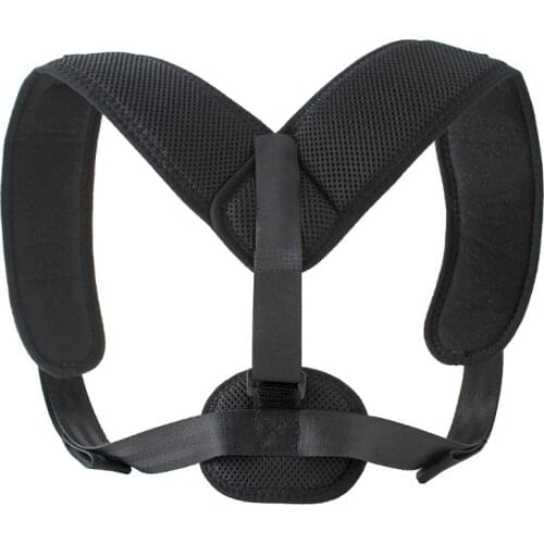 Q1QD Adjustable Upper Back Posture Corrector Humpback Clavicle Spine Shoulder Brace Support Correction Belt Invisible for Adult