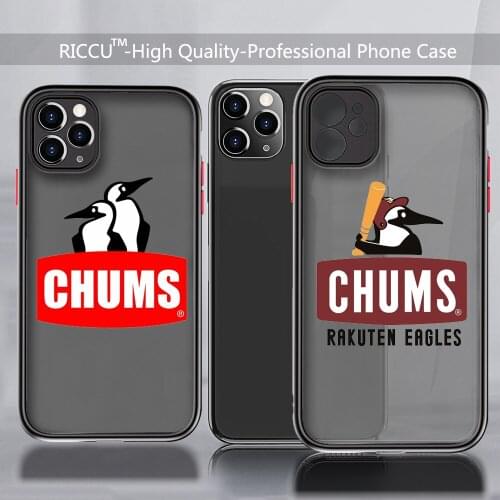 Luxury Clothing Brand CHUMS Phone Case Colorful Bumper Shockproof Trasparent For iPhone 12 11 Pro Max XR X XS 7 8 Plus Cover