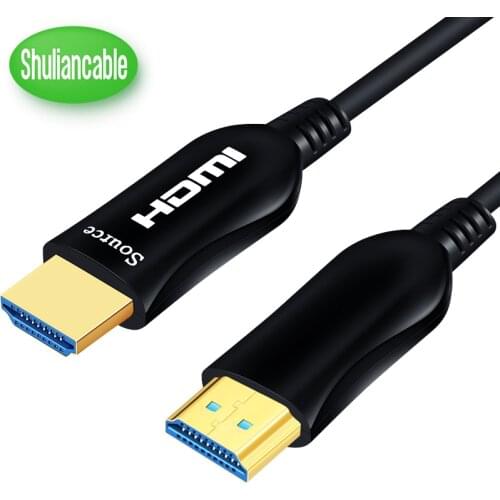 Shuliancable HDMI Cable 2.0 optical fiber hdmi cable 4k 60HZ 5m 10m 15m 20m 30m 50m hdmi optical for HDR TV Box Xiaomi Projector