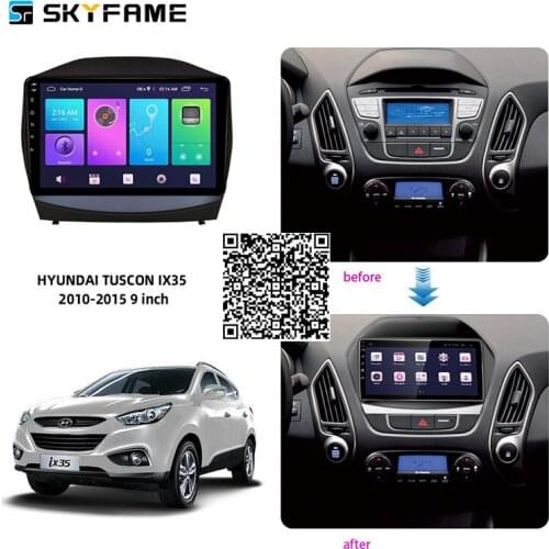SKYFAME 4+64G Car Radio Stereo For Hyundai Tucson 2010-2015 Android Multimedia System GPS Navigation DVD Player