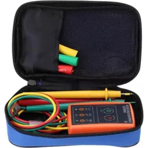 3 Phase Rotation Tester Indicator Detector Meter LED + Buzzer SM852B