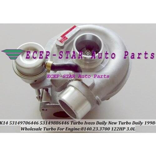 K14 6446 53149706446 53149886446 Turbo Turbine Turbocharger For IVECO Daily New Turbo Daily 1998- 8140.23.3700 122HP 3.0L