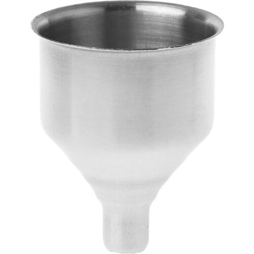 1pc Small, beautiful and practical Stainless Steel Funnel For Filling Small Bottles, Flasks, Spices Kitchen, Liquid