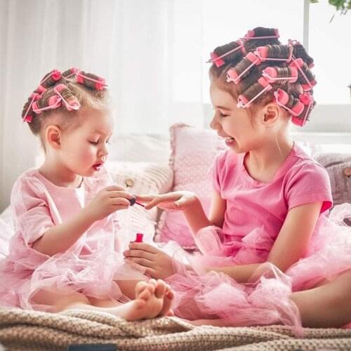 12 Pieces Curler Hairdressing Tools Soft Sponge DIY Styling Foam Rollers Hair P6P5