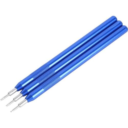 3pcs Small Watch Strap Remove Watch Repair Tools Long Service Life Easy to Carry Blue for Watchmaker Repair Home
