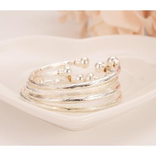 Bangrui Small Bangle for Girls/Baby Silver Color Charm Beads Bracelet Small Jewelry Child Party Gifts