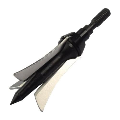 Free Shipping 6/12X Broadhead 125 Grain Arrow Bolt Point Tip 3 Blades 2" Cut Mechanical Hunting Archery Bow Outdoor sports