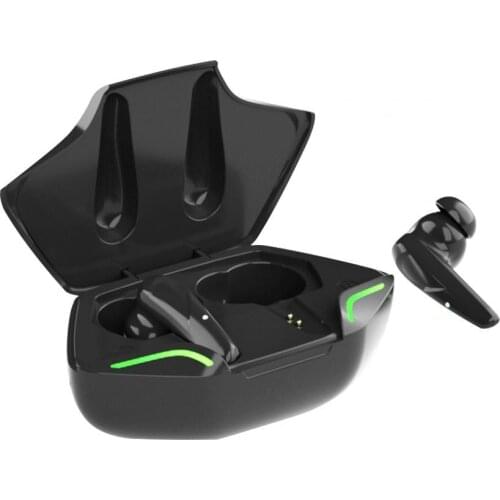 2Pcs Wireless Earbuds Ergonomic Breathing Light ABS Bilateral Stereo TWS Bluetooth-compatible 5.0 In-ear Earphones for Gaming