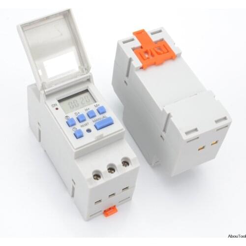 Digital Timer Switch Relay Control 7 Days Programmable Electronic Weekly Home Timing Socket Controller 15A DC 12V 24V AC 110 220