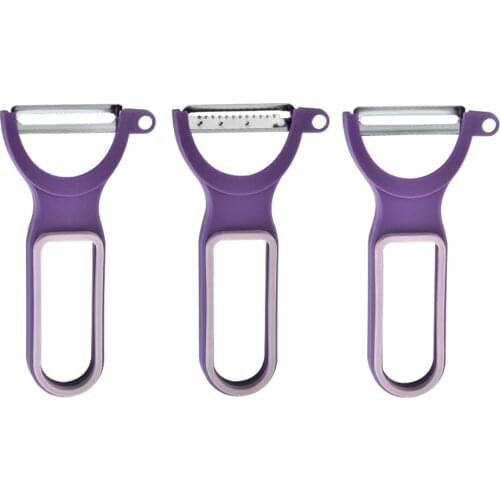 Home Food Grade 3pcs set Stainless steel Blade Fruit Vegetable Peeler Kitchen Grater Tools Kitchen Gadgets