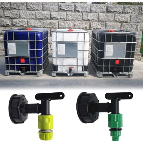 IBC Ton Barrel Joint Heavy-duty Durable ABS Replaceable Nozzle Connector Garden Faucet Water Accessories