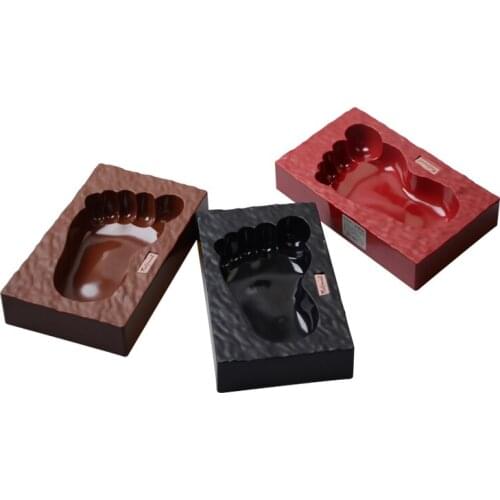 Fun Home big Fingerprints model Ashtray Personality Office footprint Ashtray