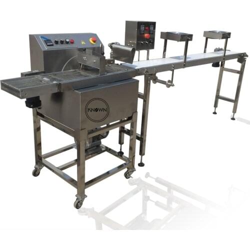 The lowest price of chocolate enrobing machine and 8kg enrobing chocolate machine for sale