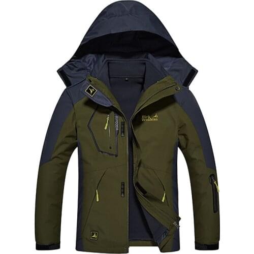 -30 Degree Super Warm Winter Ski Jacket Men Waterproof Breathable Snowboard Snow Jacket Outdoor Skiing 3 IN 1 Clothes Plus Size