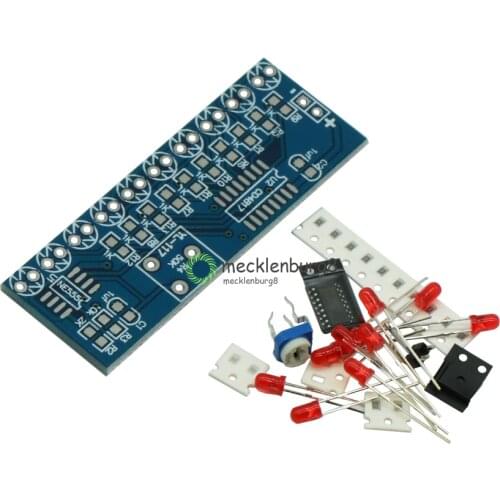 NE555+CD4017 Running LED Flow LED Light Electronic Production Suite DIY Kit