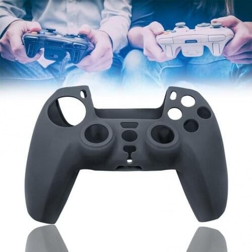 Non-Slip Scratch-Resistant Gamepad Protective Cover Waterproof Soft Silicone Comprehensive Protection Cover for PS5 Controller
