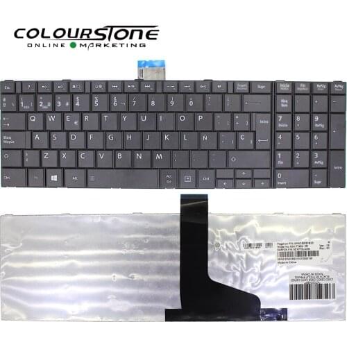 New SP Spanish Black Keyboard For TOSHIBA C850 C855D C850D C855 C870 C870D C875 L850 P850 L855 L875 L875D L950 L950D L955 L955D
