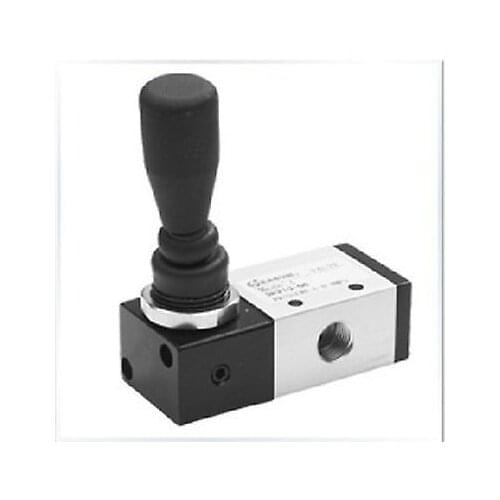 3 Way 2 Position 1/4" BSPT Hand Lever Operated Pneumatic Valve 3H210-08 x 1