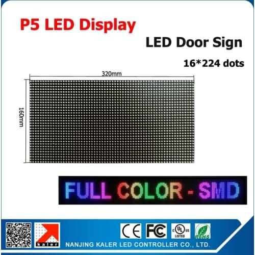 Kaler P5 320*160mm full color led module P5 RGB SMD indoor high resolution LED matrix display 16*224cm led video screen