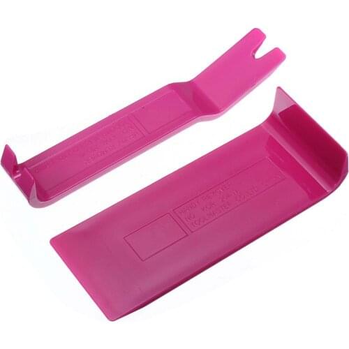 Rose Red 2 in 1 Durable Nylon Wedge Crowbar Locksmith Tool Master Crowbar Tool Lever Wedge Car Door Lock Opener Free Shipping