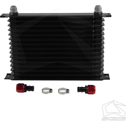 10AN 15 Rows Oil Cooler Trust Type + Straight Fittings