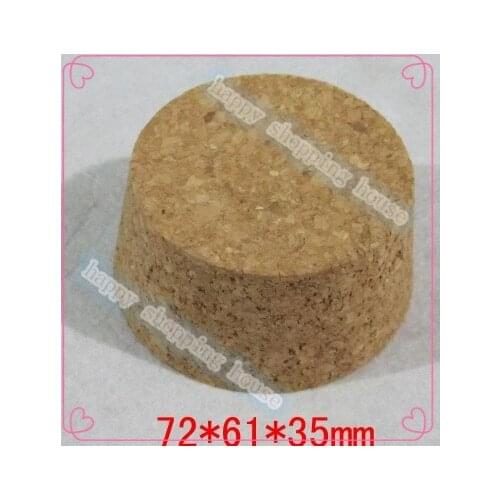 Packing material cork Sealed bottle stopper Large cork stopper plug large jars jar bubble bottle stopper 72*61*35mm