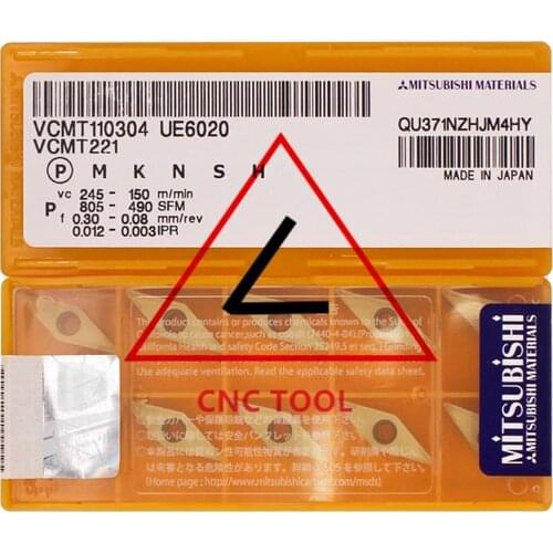 VCMT 110304 UE6020 10pcs original Mitsubishi turning insert DIAEDGE