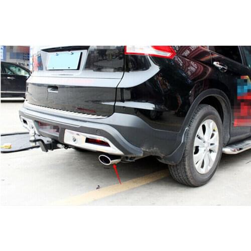 Fit For Honda CRV 2012 2013 2014 2015 2.4L Stainless steel Rear Exhaust Muffler Tip End Pipe Trim