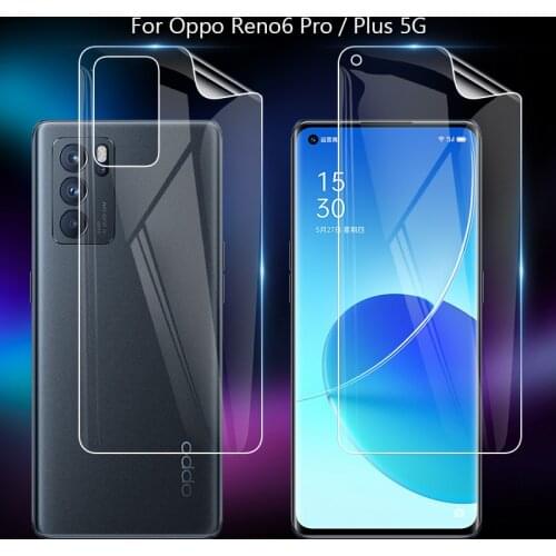 For Oppo Reno6 Reno 6 Pro Plus 5G Clear TPU / Matte Anti-Fingerprints Hydrogel Full Cover Soft Screen Protector Film (Not Glass)